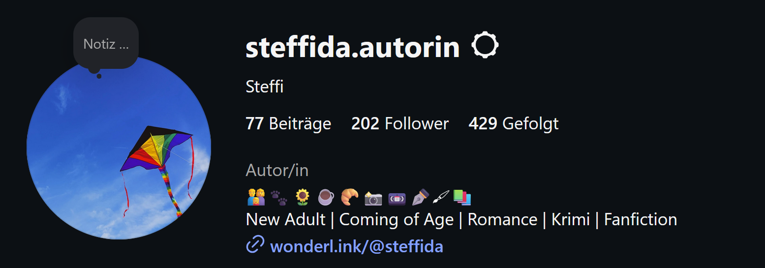 Screenshot vom Instagram-Account